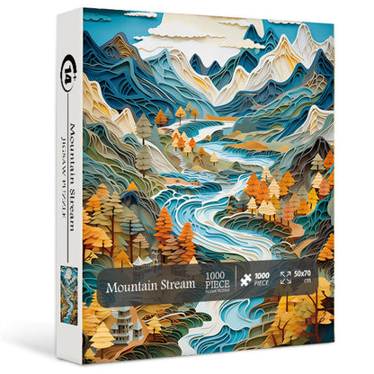 Mountain Stream Jigsaw Puzzle 1000 Pieces