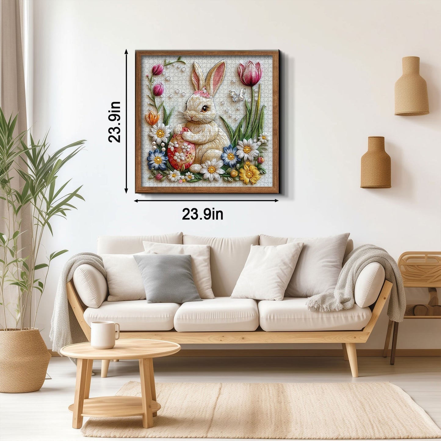 Springtime Bunny Delight Jigsaw Puzzle 1000 Pieces