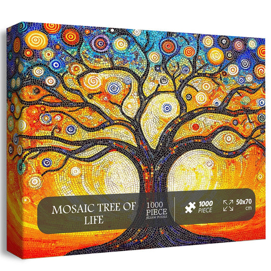 MOSAIC TREE OF LIFE Jigsaw Puzzle 1000 Pieces