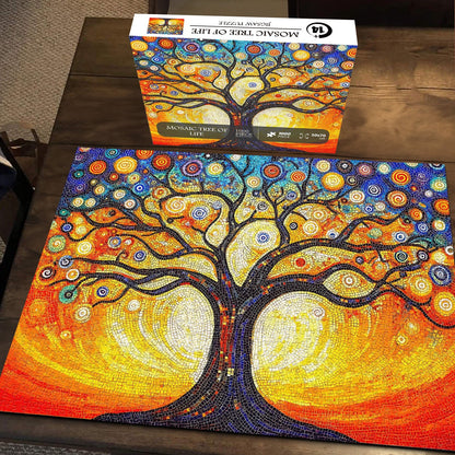 MOSAIC TREE OF LIFE Jigsaw Puzzle 1000 Pieces