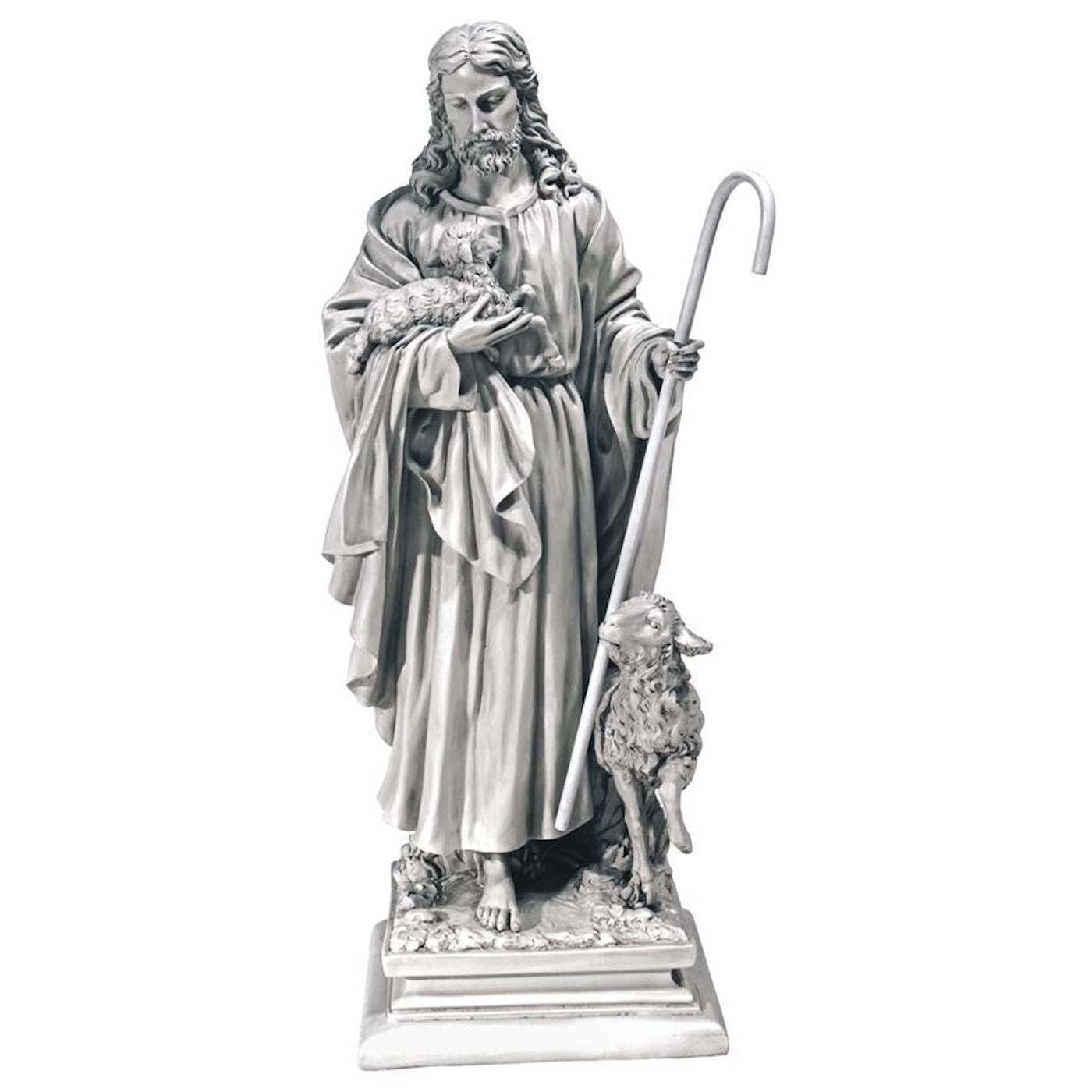 Jesus The Good Shepherd Garden Statue