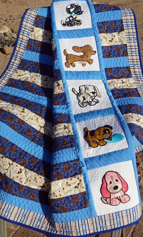 Puppy CLA15112334 Quilt Blanket