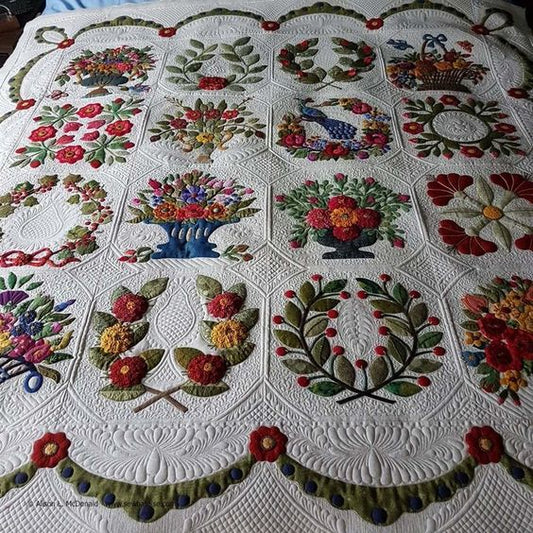 Flower CLA13122304 Quilt Blanket