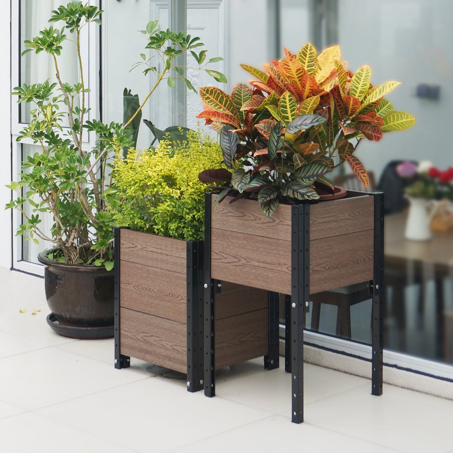 2 Corner Planter Bundle