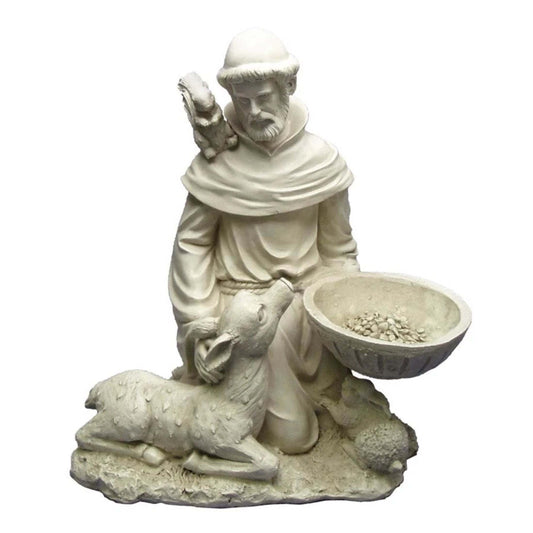 Saint Francis With Animals Garden Statue