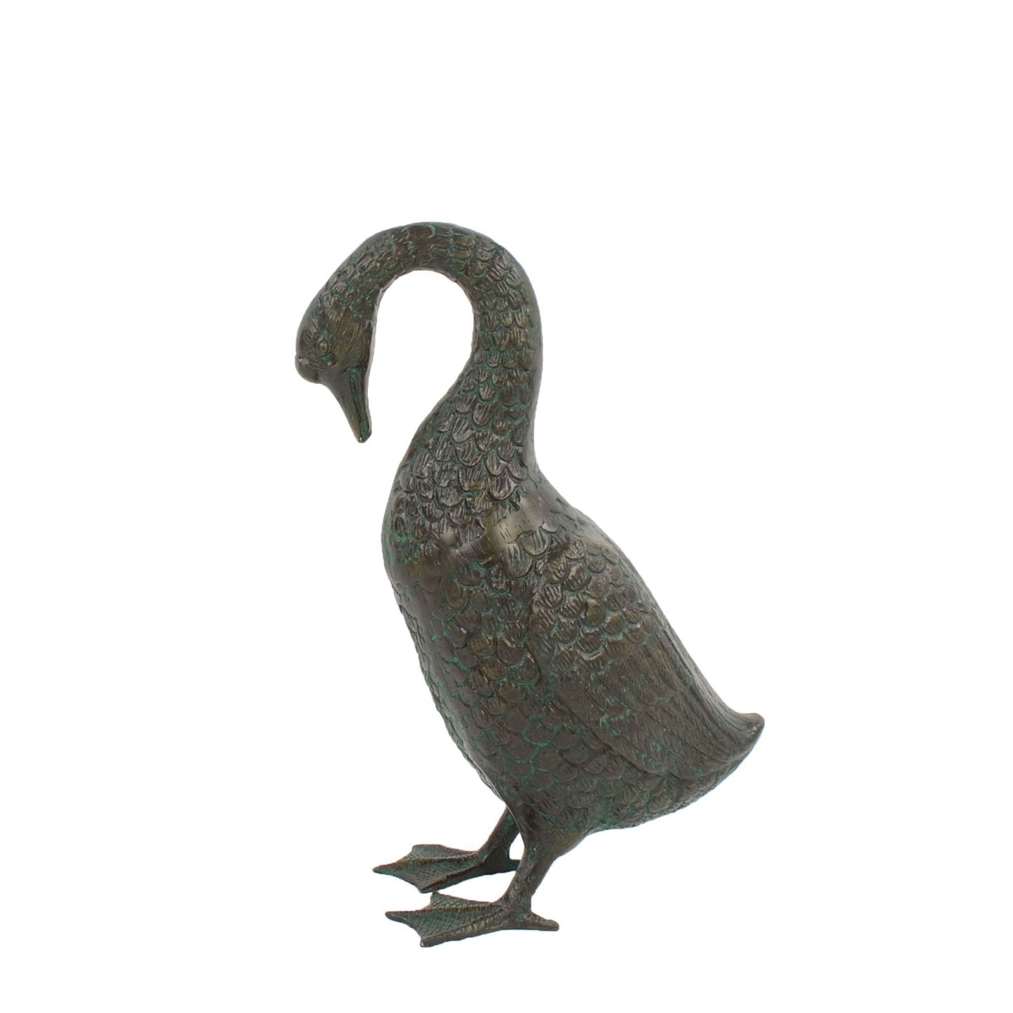 Goose Bronze Metal Garden Ornament