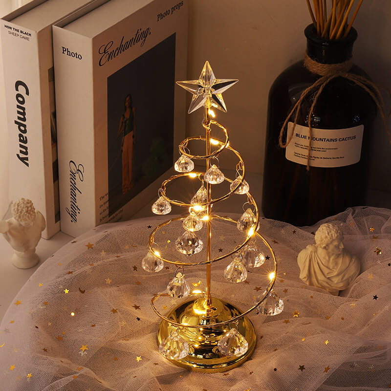 Crystal Christmas Tree Night Light