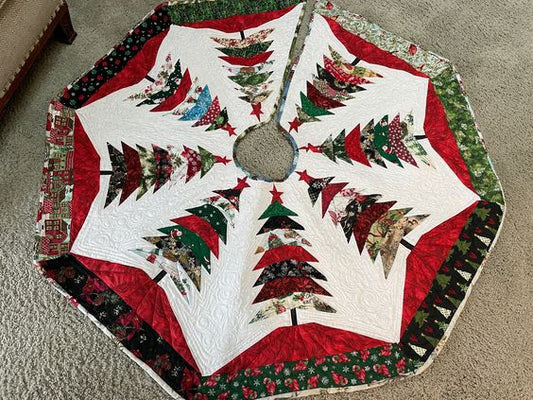 Christmas Tree CLA22112316 Quilted Tree Skirt