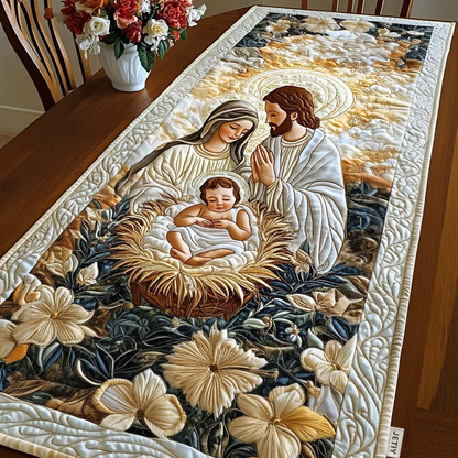 Nativity Quilted Table Runner NCU0VT47