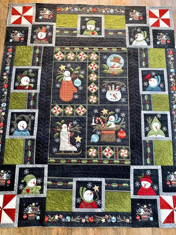 Snowman CLA120324041 Quilt Blanket