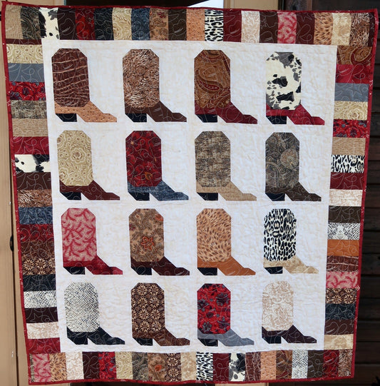 Cowboy Boots CLDY180624003 Quilt Blanket