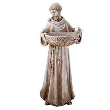 Saint Francis Bird Bath and Feeder