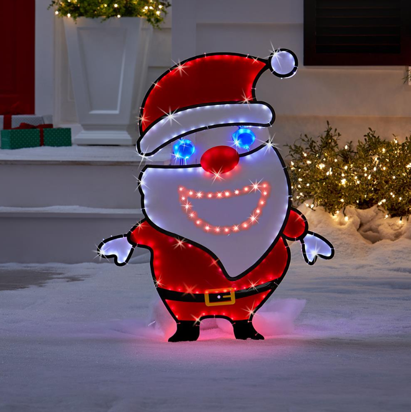 Illuminated Crooning Claus