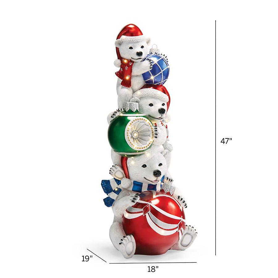 LED Stacking Playful Polar Bears