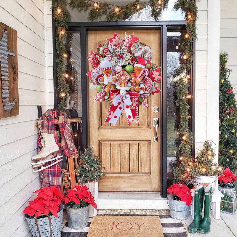 Gingerbread Christmas Wreath