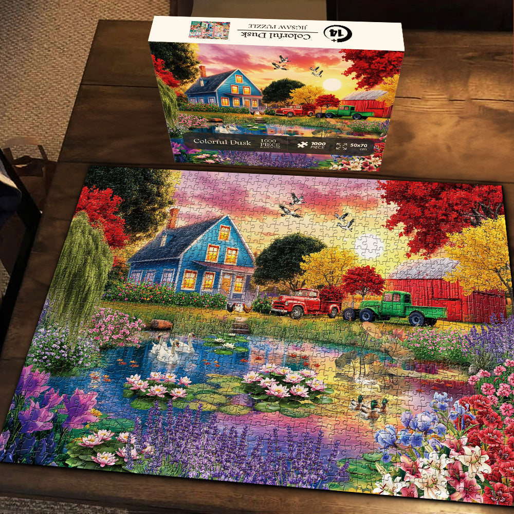 Colorful Dusk Jigsaw Puzzle 1000 Pieces