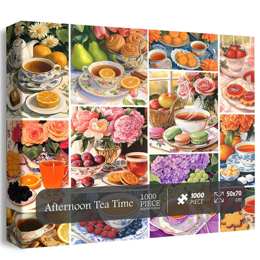 Afternoon Tea Time Jigsaw Puzzle 1000 Pieces