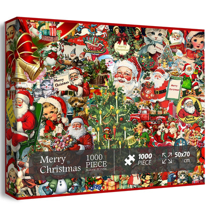 Merry Christmas Jigsaw Puzzle 1000 Pieces