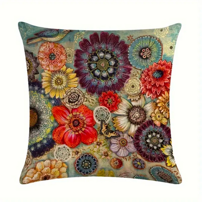 Mexican Flowers Cushion Covers