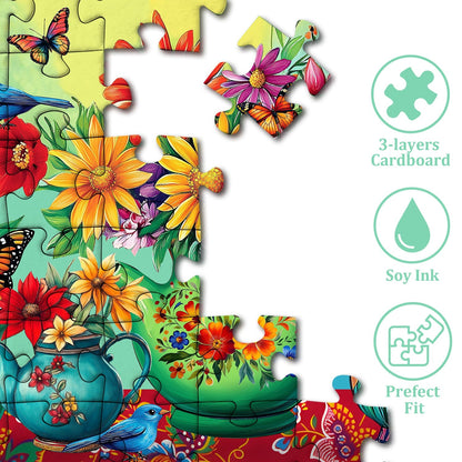 Colorful Flowers Jigsaw Puzzle 1000 Pieces