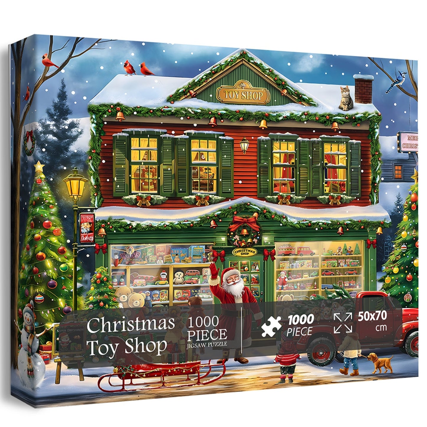 Christmas Toy Shop Jigsaw Puzzle 1000 Pieces