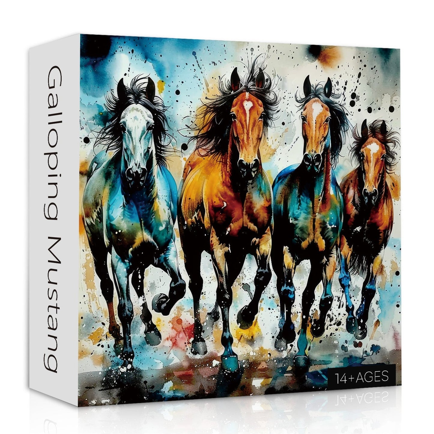 Galloping Mustang Jigsaw Puzzle 1000 Pieces