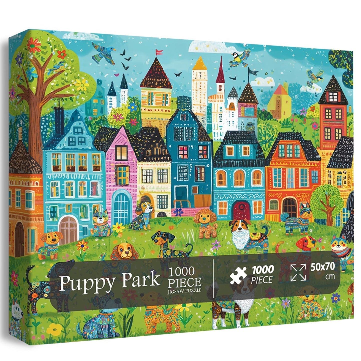 Puppy Park Jigsaw Puzzle 1000 Pieces