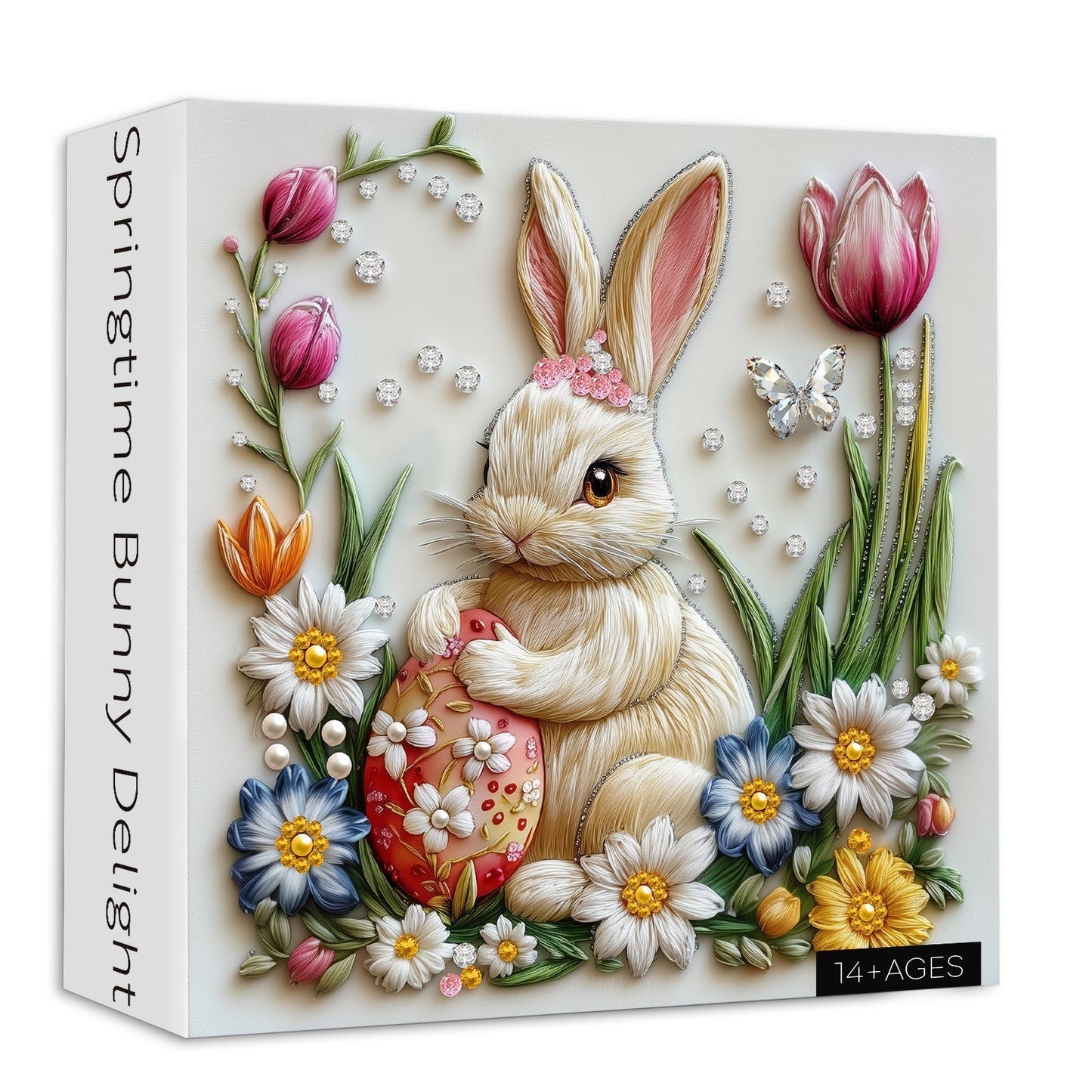 Springtime Bunny Delight Jigsaw Puzzle 1000 Pieces