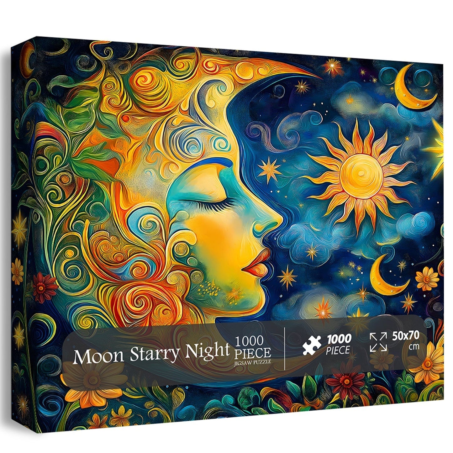 Moon Starry Night Jigsaw Puzzle 1000 Pieces