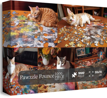 Pawzzle Pounce Jigsaw Puzzle 1000 Pieces