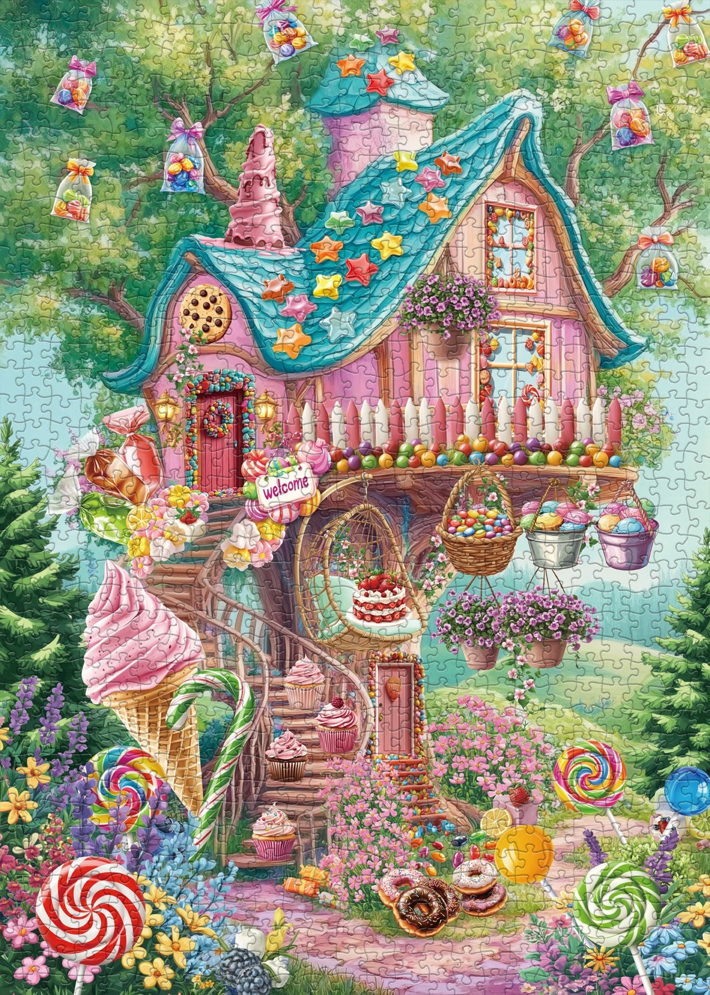 Sugar Wonderland Jigsaw Puzzle 1000 Pieces