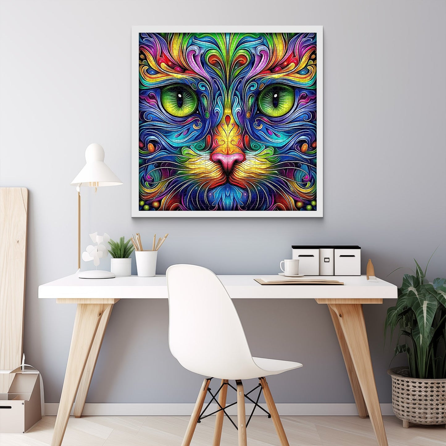 Chromatic Cat Jigsaw Puzzle 1000 Pieces