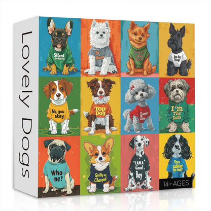 Lovely Dogs Jigsaw Puzzle 1000 Pieces