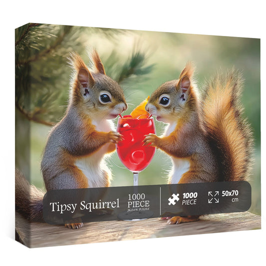 Tipsy Squirrel Jigsaw Puzzle 1000 Pieces