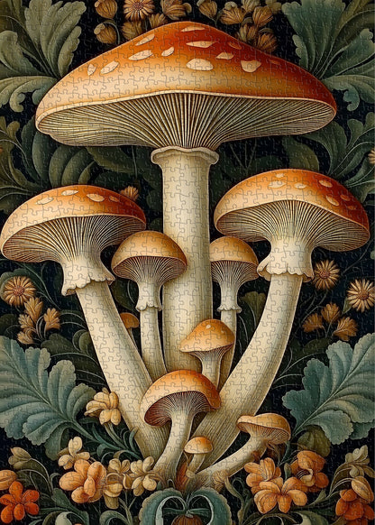 Forest Mushrooms Jigsaw Puzzle 1000 Pieces