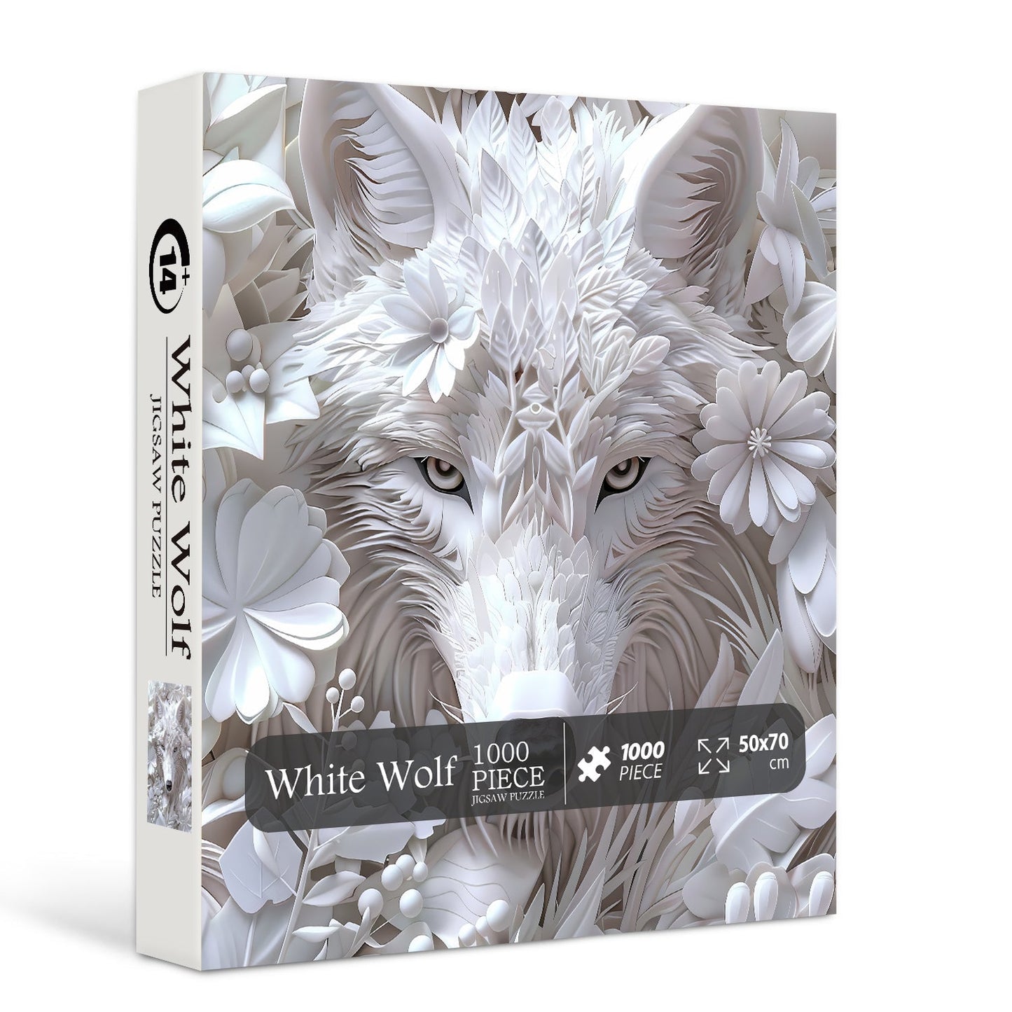 White Wolf Jigsaw Puzzle 1000 Pieces