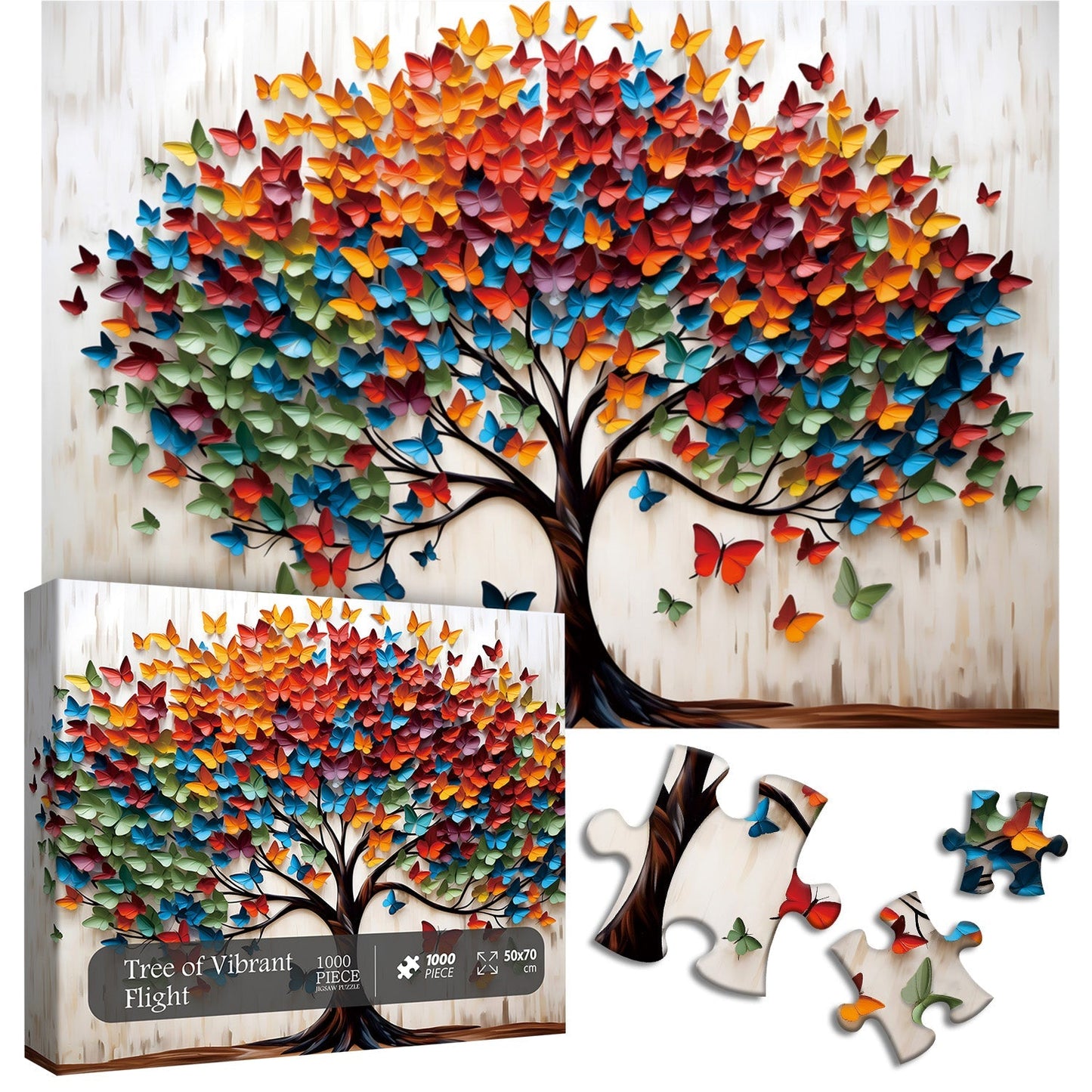 Tree of Vibrant Flight Jigsaw Puzzle 1000 Pieces