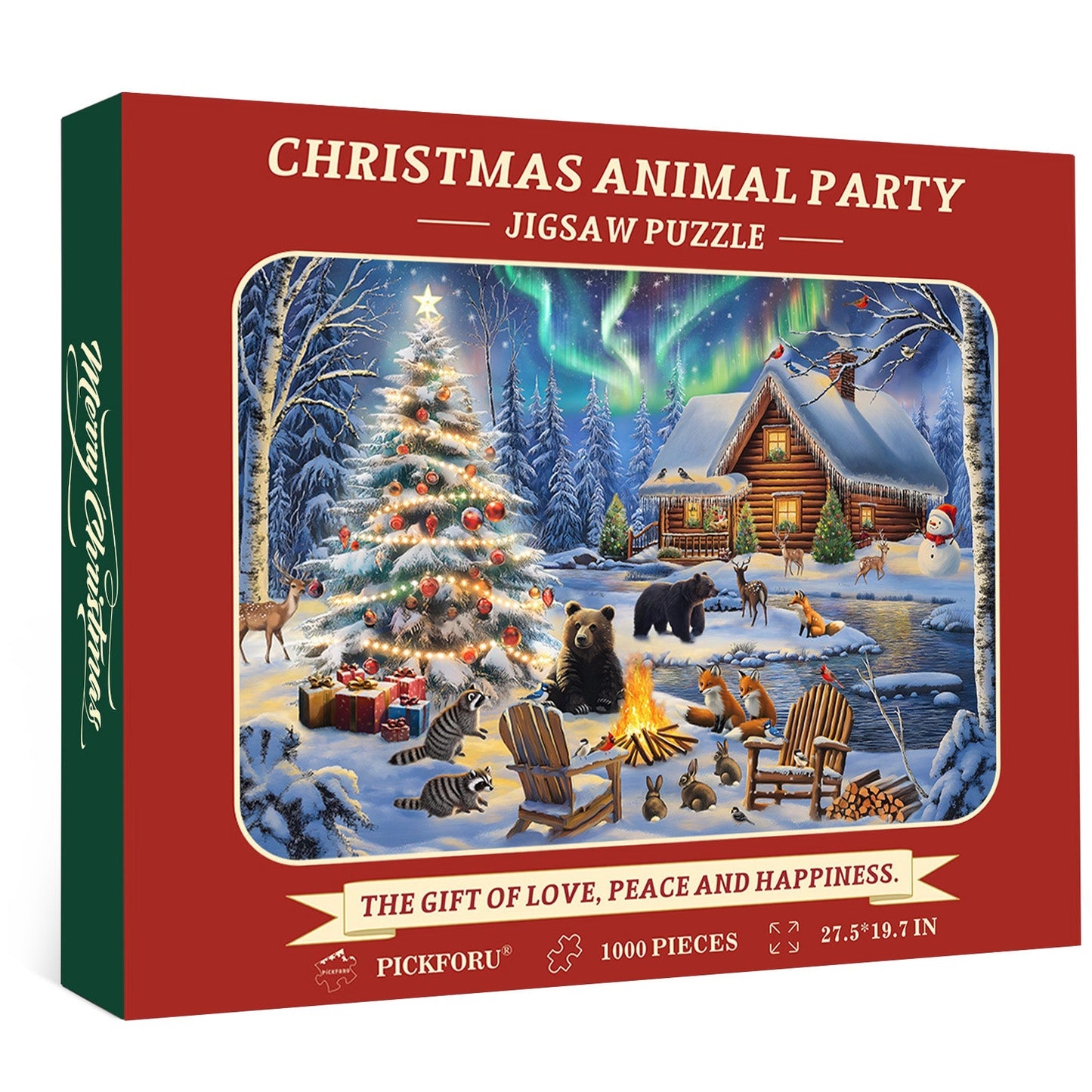 Christmas Animal Party Jigsaw Puzzle 1000 Pieces