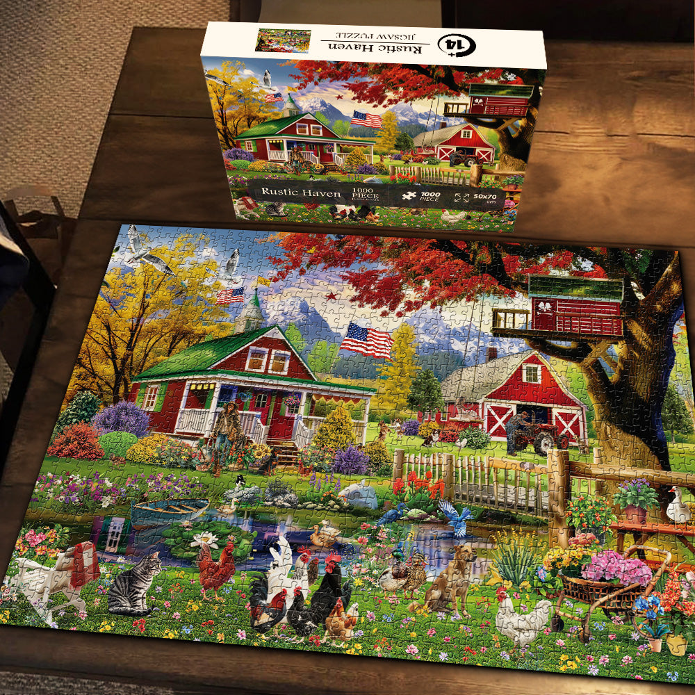 Rustic Haven Jigsaw Puzzle 1000 Pieces