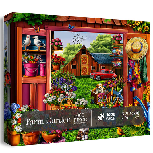 Farm Garden Jigsaw Puzzle 1000 Pieces