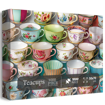 Teacups Jigsaw Puzzle 1000 Pieces