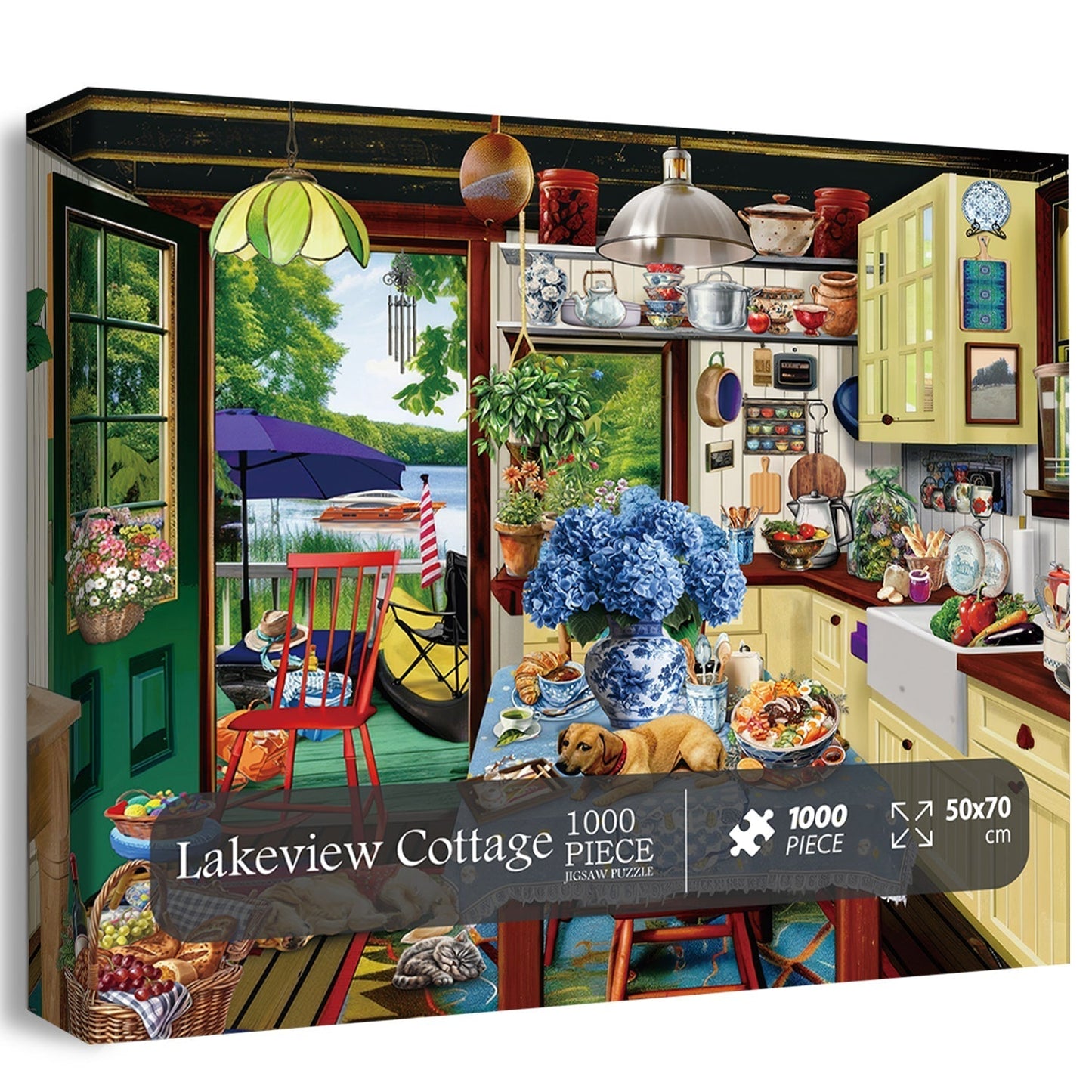 Lakeview Cottage Jigsaw Puzzle 1000 Pieces