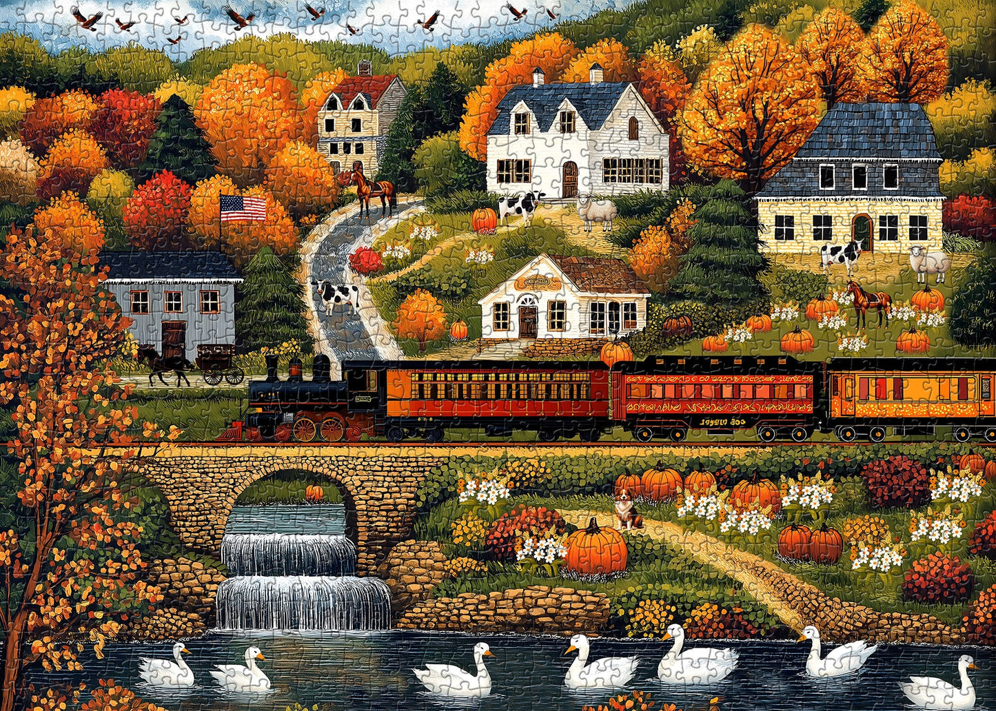 Rural Scenery Jigsaw Puzzle 1000 Pieces