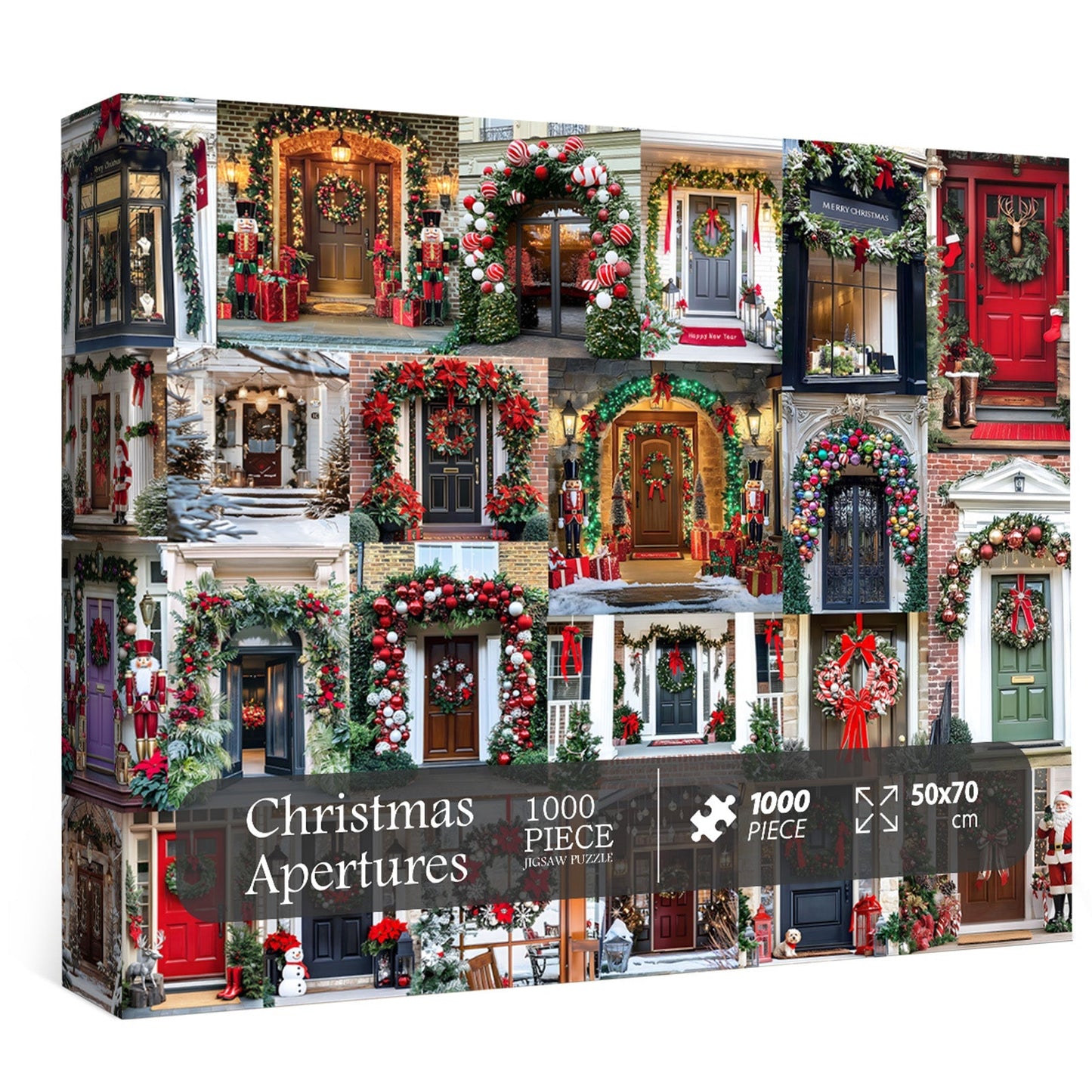 Christmas Apertures Jigsaw Puzzle 1000 Pieces