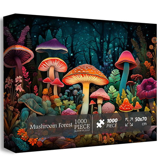 Mushroom Forest Jigsaw Puzzle 1000 Pieces