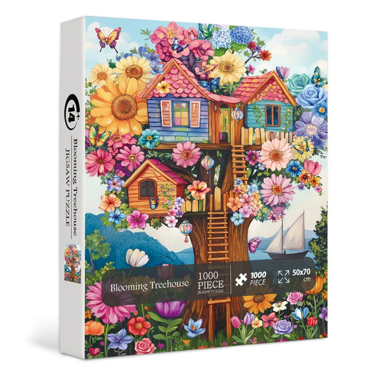 Blooming Treehouse Jigsaw Puzzle 1000 Pieces