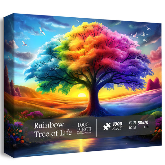 Rainbow Tree of Life Jigsaw Puzzle 1000 Pieces