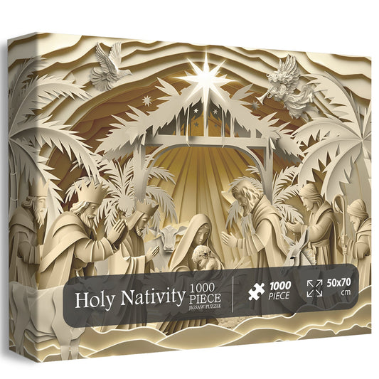 Holy Nativity Jigsaw Puzzle 1000 Pieces