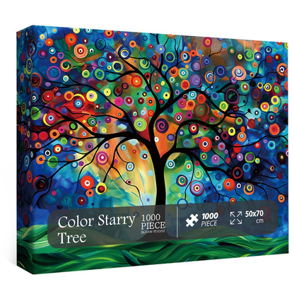 Color Starry Tree Jigsaw Puzzle 1000 Pieces