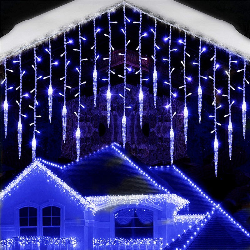 Christmas LED Curtain Icicle Lights